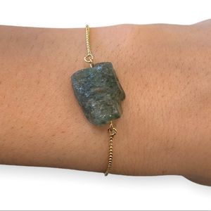 Natural Gemstone Green Bracelet